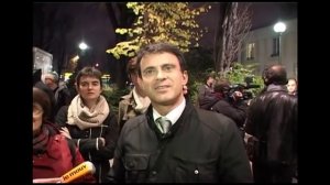 Paris (France) 08-12-2011 Manuel Valls soutient J.M Rieb pour Golgotha Picnic © LTL News