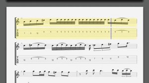 Accept   Metal Heart solo guitar tablature