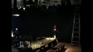 Спектакль "На дне" по пьесе Горького. февраль 1995 года
