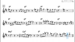 Cold Duck Time (Eddie Harris) - Easy Solo Example for Alto Sax
