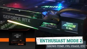 AORUS LCD EDGE VIEW SOFTWARE DEMO / FULL GUIDE / RGB FUSION 2.0 / RTX 3070 / RTX 3060 Ti