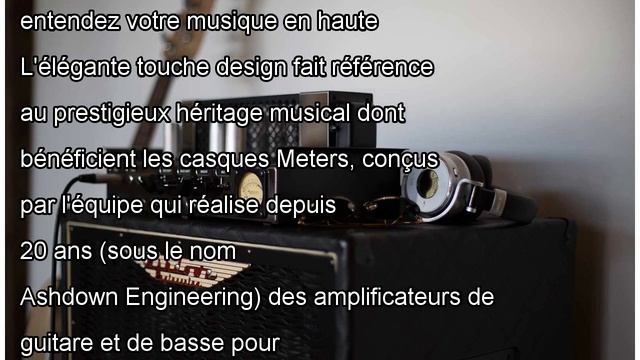 Meters Music OV-1B : le casque sans fil APTX HD ultime смотреть онлайн