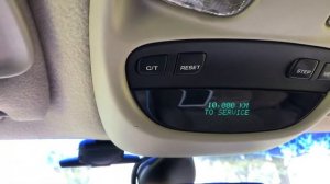 Perform service Jeep Grand Cherokee.Обнуляем счётчик сервиса на Джип WJ 2,7.