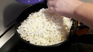 Жаренная капуста со сладким болгарским перцем