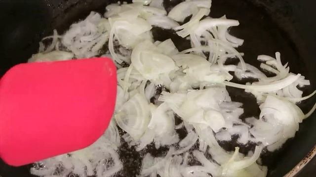 Яичница с шампиньонами