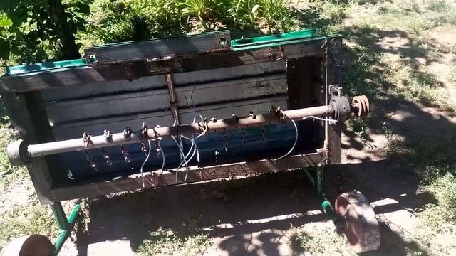 самодельный мульчер двухрядный