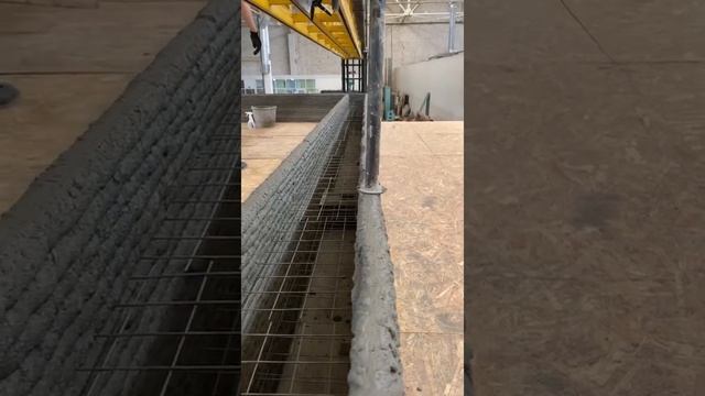 Тест печати декоративного фасада 3d принтером, бетоном. смотреть онлайн