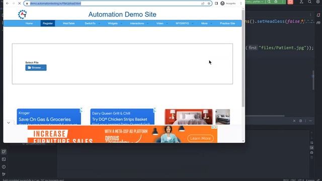 #38 File Upload in Playwright Java смотреть онлайн