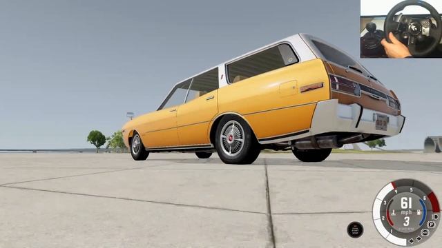 BeamNG Drive - 1976 Ibishu Claria Suspension Test смотреть онлайн