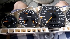 Панель приборов мерседес w140 (Кабан) замена подсветок
