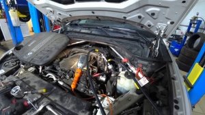 Полная аппаратная замена охлаждающей жидкости BMW X6 F16, MOTULCOOL, MotulEVO Кстово.