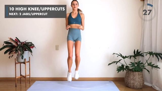 HOME CARDIO BOXING WORKOUT | Burn lots of calories! смотреть онлайн