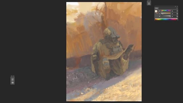 Raider. Photoshop painting time lapse смотреть онлайн