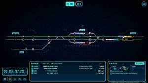 Rail Route - Daytona - прохождение карты с расписанием