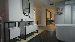 Трехуровневый шоурум премиальной сантехники и мебели Ванные комнаты JD