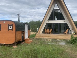 Баня КВАДРО 3,5 метра! Обзор на баню! Достаточно ли места