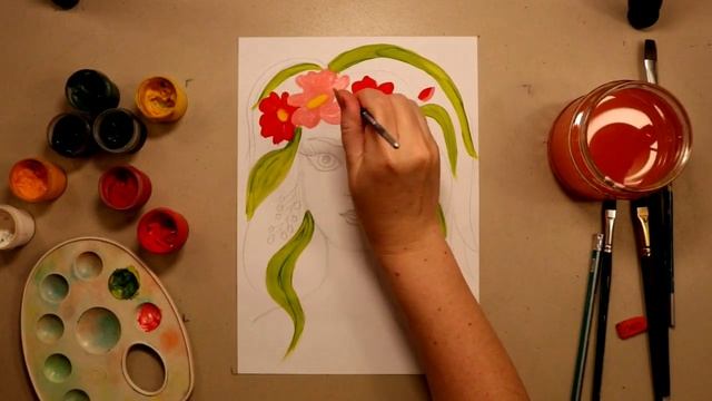 Как нарисовать ДЕВУШКУ ЛЕТО || Летний АРТ рисунок природа смотреть онлайн