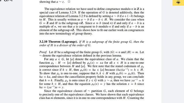 MTS 5 B 05 - THEORY OF EQUATIONS AND ABSTRACT ALGEBRA - Important sections and questions смотреть онлайн