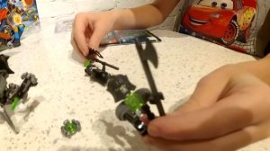 Сборка лего. Робот и пожарная машина. Lego.