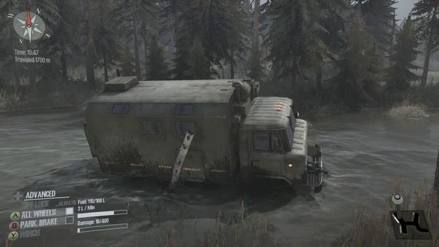 Spintires VS MudRunner VS SnowRunner: B-66ZIKZ 5368 gameplay comparison  GTX1060  PC