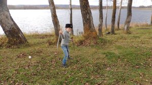 Фланкировка .Равиль 7 лет родовой казак.