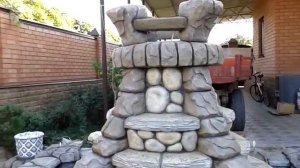 Фонтан из арт бетона! art concrete fountain
