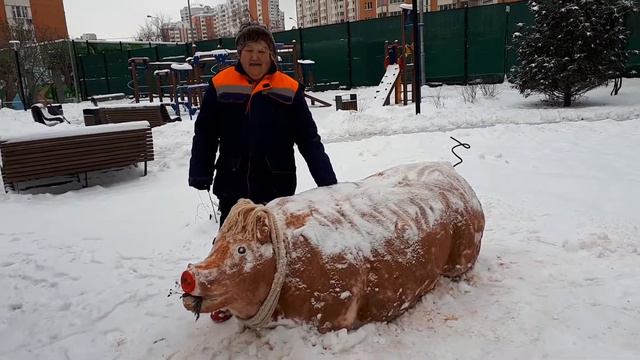 Моя идея: Фестиваль снежных скульптур в Таганском районе смотреть онлайн