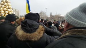 Провокация на акции 22.01.2016г. об обнищании населения Украины