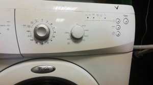 Как включить отжим на стиральной машинке Whirlpool