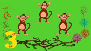 Five Little Monkeys Jumping on the Bed | Пять маленьких обезьян прыгают на кровати песня