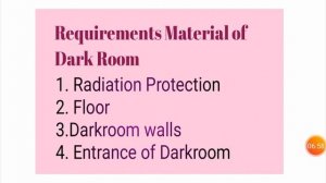 The x-ray darkroom, introduction or layout of darkroom,डार्करूम का लेआउट