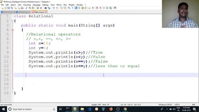 ☕Complete Java Tutorials |?Relational Operators in Java |?Java Course for beginners | ?Java In Tami