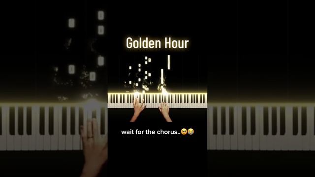 golden hour piano tutorial? #jvke #goldenhour