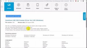 canoscan lide 300 | Free Drivers