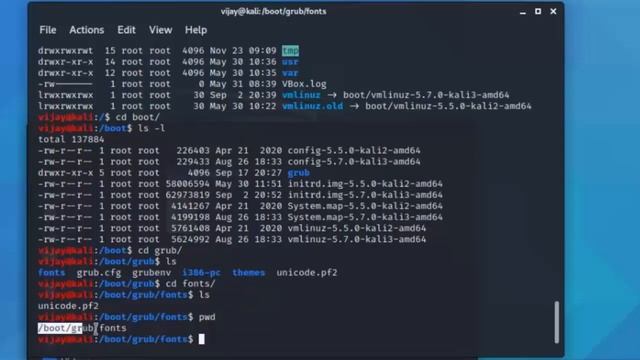 Important Kali Linux Commands List Part 1 in Hindi