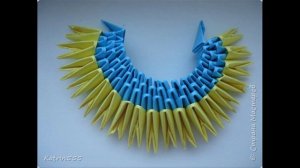 Модульное оригами. Жар-птица. Мастер-класс.