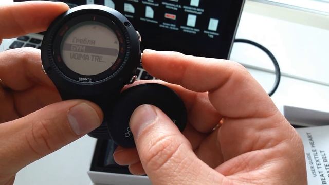 Привязка пояса ЧСС к часам Ambit3 смотреть онлайн