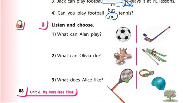 Start Up 4 НУШ Тема 6 My Busy Free Time Уроки 1-2 с. 88-89✔Відеоурок смотреть онлайн