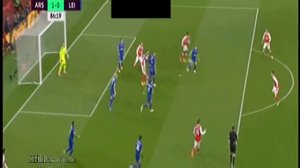 Arsenal 1 VS 0 Leicester city