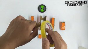 Omnitrix Becomes 3 Alien - Cardboard Diy Ben 10 Classic Omnitrix (Wildmutt, DiamondHead,FourArms)