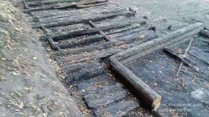 Мостовая XIV века, раскопки в Великом Новгороде