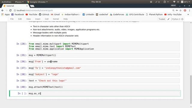 Sending Email using Python | Part-2