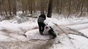 первый выезд на мотоцикле без шипов