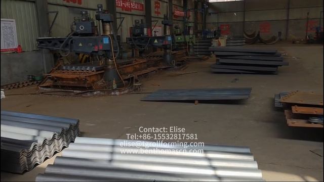 Автоматическая линия изготовления металлических гофрированных конструкций - кульверты смотреть онлайн