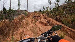 Покатушка по лесу на эндуро мотоциклах avantis 250 и zuumav 300.И немножко горочек
