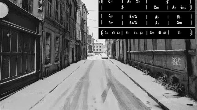 Dystopian sad ballad Guitar backing track in Cm / 90 bpm смотреть онлайн