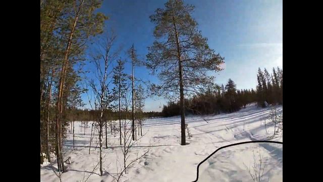 Катаемся по насту STELS VIKING 800 смотреть онлайн