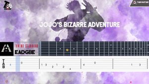 Bloody Stream (JOJO'S BIZARRE ADVENTURE OP 2) - Guitar Tutorial Tab