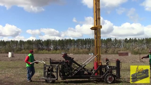 Забивка железобетонных свай
