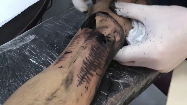 Çam ağacı dövmesi - Pine tree tattoo смотреть онлайн